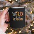 Wild About Reading Books Reader Teachers Kids Librarian Graphic Print Coffee Mug