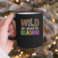 Wild About Reading Library Day Reading Books & Bookworm Graphic Print Coffee Mug