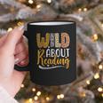 Wild About Reading Lover Bookworm Library Teacher Zoo Animal Graphic Print Coffee Mug Wild About Reading Lover Bookworm Library Teacher Zoo Animal Graphic Print Coffee Mug