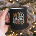 Wild About Reading Zoo Animals Books Reader Lover Graphic Print Coffee Mug Wild About Reading Zoo Animals Books Reader Lover Graphic Print Coffee Mug