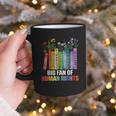 Women Floral Book Big Fan Of Human Rights Liberal Protest Graphic Print Coffee Mug