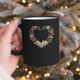 Women's Vintage Book Lover Valentine Heart Graphic Print Coffee Mug