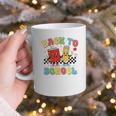 Back To School Checkered Book Pencil Groovy Teacher Student Graphic Print Coffee Mug