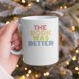 The Book Was Better Retro 70s Vintage Premium Tri-Blend Graphic Print Coffee Mug The Book Was Better Retro 70s Vintage Premium Tri-Blend Graphic Print Coffee Mug