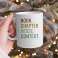 Book Chapter Verse Christian Bible Reformed Theology Graphic Print Coffee Mug Book Chapter Verse Christian Bible Reformed Theology Graphic Print Coffee Mug