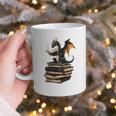 Book Dragon Graphic Print Coffee Mug