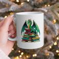 Book Dragon Reading Books Graphic Print Coffee Mug