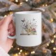 Book Flowers And Butterfly Beautiful Reading Reader Graphic Graphic Print Coffee Mug