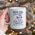 Book Girl Summer Graphic Print Coffee Mug