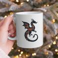 Book Lover Bookworm Reading Books Dragon Graphic Print Coffee Mug