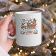 Book Lovers Winter Sleighing Through Stories Tee Premium Tri-Blend Graphic Print Coffee Mug