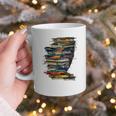 Book Women Graphic Art Colorful Eyes Graphic Print Coffee Mug