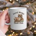 Bookish Feral Moms Book Club Raccoon Mother's Day Bookworm Graphic Print Coffee Mug