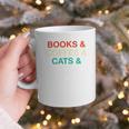 Books Coffee Cats Social Justice Graphic Print Coffee Mug