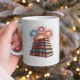 Books Fireworks 4th Of July Bookworm Patriotic Reader Graphic Print Coffee Mug