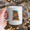 Books Painting Colorful Art Abstract Graphic Books Graphic Print Coffee Mug