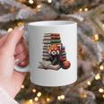 Cute Red Panda Reading Book Animal Bookworm Graphic Print Coffee Mug