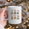Cute Teacher Bunny Rabbit Reading Easter Bunnies Book Lovers Graphic Print Coffee Mug
