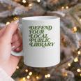 Defend Your Local Public Library For Book Lovers Graphic Print Coffee Mug