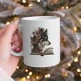 Dog Book Flower Graphic Print Coffee Mug