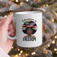 Education Is Freedom Teacher History Month Books Lover Graphic Print Coffee Mug