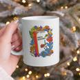 Equal Rights Book Flower Resist Feminist LGBTQ Floral Graphic Print Coffee Mug
