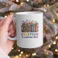 Everyone Is Welcome Here Floral Book LGBT Pride Equality Graphic Print Coffee Mug Everyone Is Welcome Here Floral Book LGBT Pride Equality Graphic Print Coffee Mug
