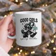 Good Girls Read Spicy Skeleton Book Club Graphic Print Coffee Mug