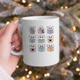 Halloween Ghosts Reading Books Pattern Spooky Kawaii Anime Graphic Print Coffee Mug