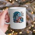 Hot Tea & Spicy Books Skeleton Reader Graphic Print Coffee Mug