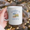 I'd Rather Be At The Library Book Lover Loves Books Graphic Print Coffee Mug