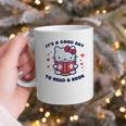 It's a Good Day To Read a Book Cute Cat Book Day Girls Boys Graphic Print Coffee Mug It's a Good Day To Read a Book Cute Cat Book Day Girls Boys Graphic Print Coffee Mug
