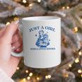 Just a Girl Who Loves Books Book Lover Bookish Graphic Print Coffee Mug