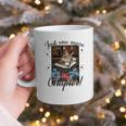 Just One More Chapter Cat Reading Books Coffee Lovers Premium Tri-Blend Graphic Print Coffee Mug
