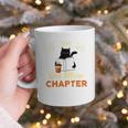 Just One More Chapter Fun Cat Coffee Reading Book Premium Tri-Blend Graphic Print Coffee Mug