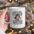 Kawaii Cat And Books Just A Girl Who Loves Both Graphic Print Coffee Mug