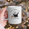 Life Is Better With Tea Cats And Books Cat Sayings Graphic Print Coffee Mug Life Is Better With Tea Cats And Books Cat Sayings Graphic Print Coffee Mug