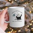 Life Is Better With Yarn Cats And Books Graphic Print Coffee Mug