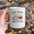 Love Books And Coffee Books Reading Coffee Drinking Graphic Print Coffee Mug