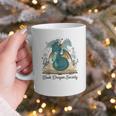 Magical Book Dragon Fantasy Reading Enthusiast Art Graphic Print Coffee Mug