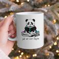 Panda Reading Chapter Books Graphic Print Coffee Mug Panda Reading Chapter Books Graphic Print Coffee Mug