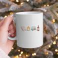 The Perfect Weekend Camping Essentials Wine Books Campfire Graphic Print Coffee Mug