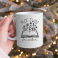 Plot Twist I'm Sober Women's Sobriety Book Reading Literary Graphic Print Coffee Mug