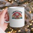 I Read Alotl Axolotl Retro Reading Books Lover Vintage Graphic Print Coffee Mug