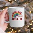 Read A Book Bruh Rainbow Vintage Reading Library Student Graphic Print Coffee Mug Read A Book Bruh Rainbow Vintage Reading Library Student Graphic Print Coffee Mug