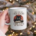 i Read Books And i Know Things Cat Reading Coffee Graphic Print Coffee Mug
