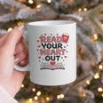 Read Your Heart Out Love Book Valentine Teacher Bookworm Graphic Print Coffee Mug