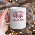 Read You Heart Out Reading Teacher Valentines Day Book Lover Graphic Print Coffee Mug