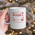 Read Your Heart Out Teacher Valentines Day Reading Book Love Graphic Print Coffee Mug