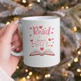 Read Your Heart Out Teacher Valentines Day Reading Book Love Premium Tri-Blend Graphic Print Coffee Mug